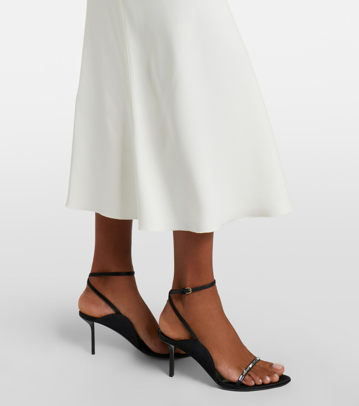 Victoria Beckham Bela gathered cady midi dress