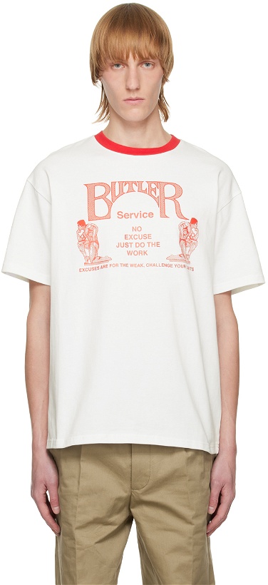 Photo: BUTLER SVC White Warm Up T-Shirt