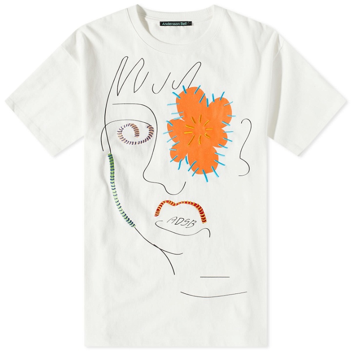 Photo: Andersson Bell Men's Flower Man T-Shirt in White