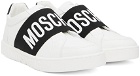 Moschino Black & White Slip-On Sneakers