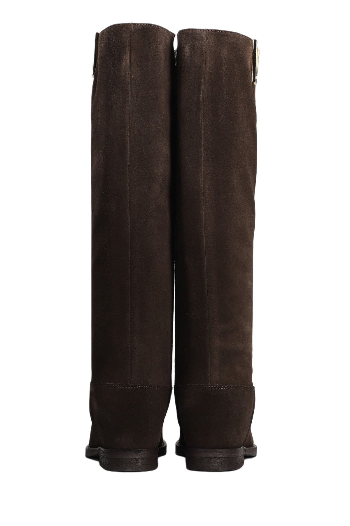 Via Roma 15 In Dark Brown Suede