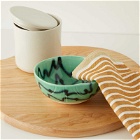 Frizbee Ceramics Small Bowl in Green Ice