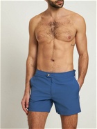 TOM FORD Compact Poplin Swim Shorts with Piping