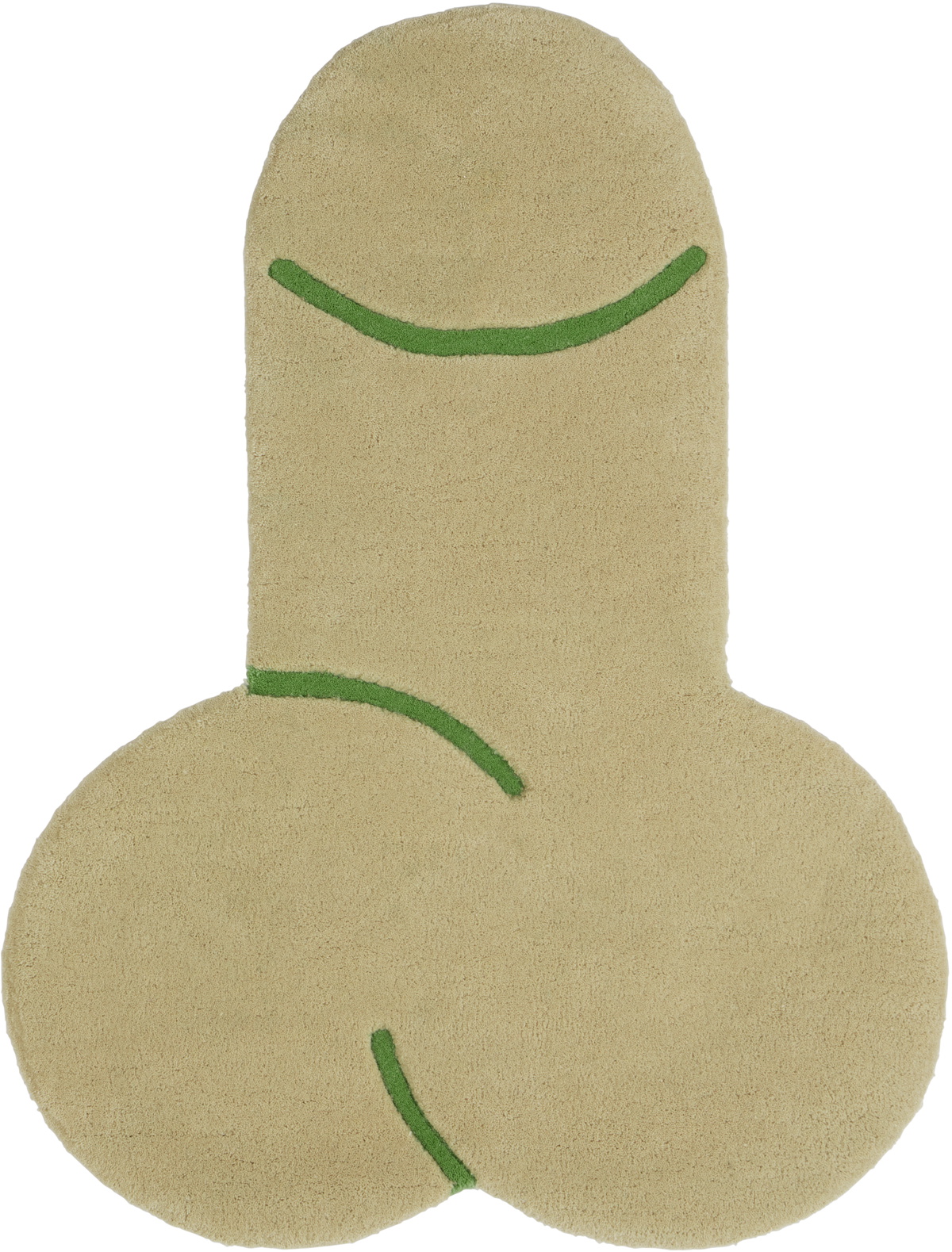 Carne Bollente Beige Floor Is Lava Rug
