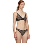 Stella McCartney Black Ruby Roaring Triangle Bra