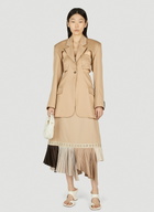 Rokh Hook And Eye Tape Pleat Skirt