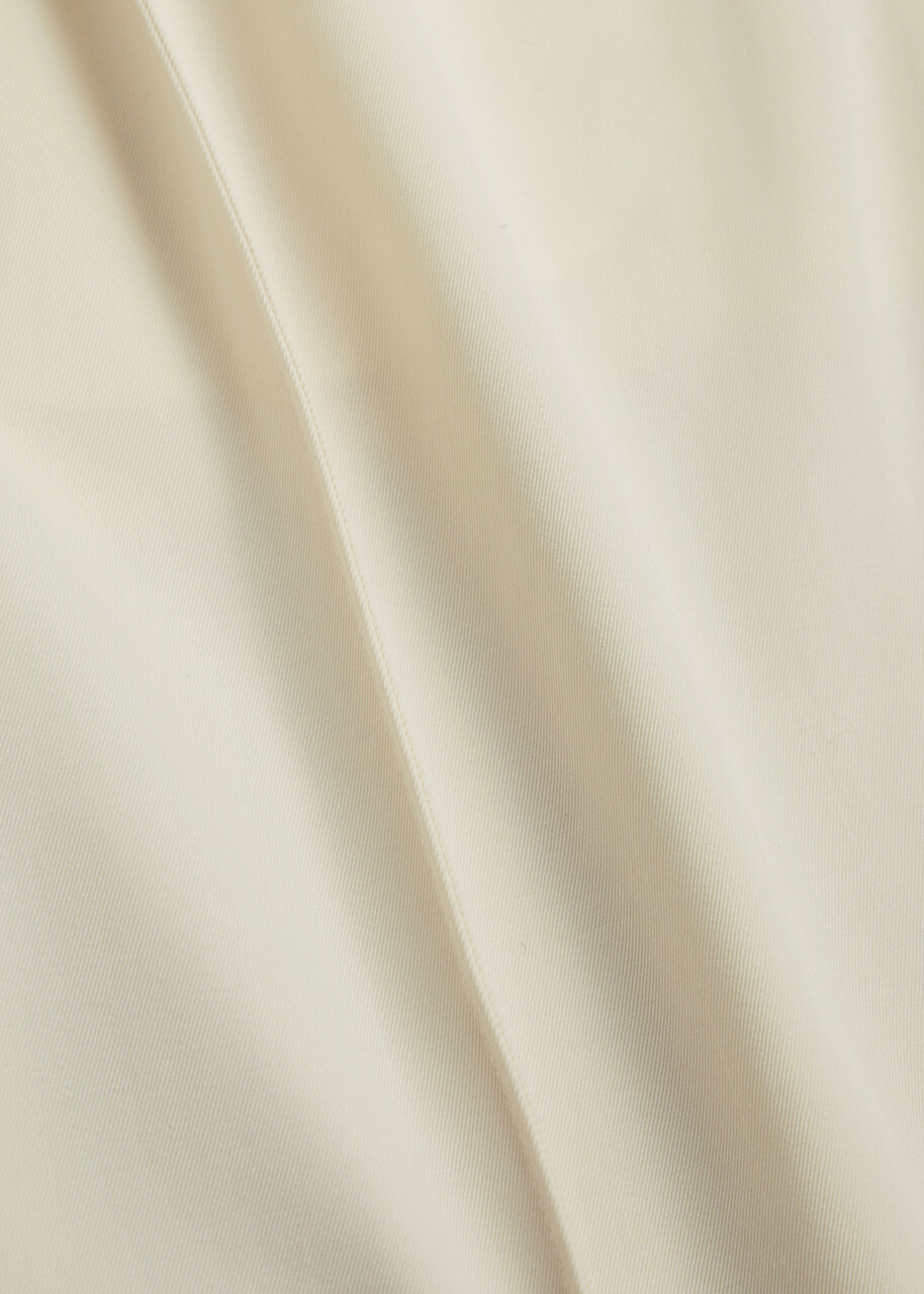Wardrobe.nyc X Rhw Pintuck Wool Trousers Ivory
