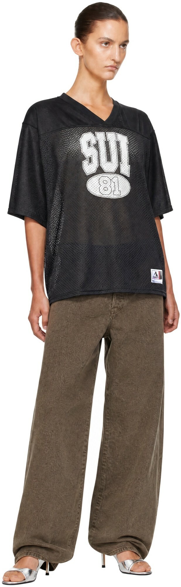 Anna Sui Black 'Sui 81' Jersey