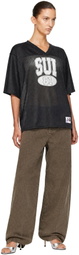 Anna Sui Black 'Sui 81' Jersey