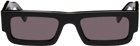 Marcelo Burlon County of Milan Black & Gold Wing Lowrider Sunglasses