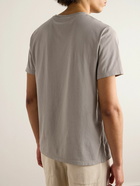 Barena - Giro Garment-Dyed Supima Cotton-Jersey T-Shirt - Gray