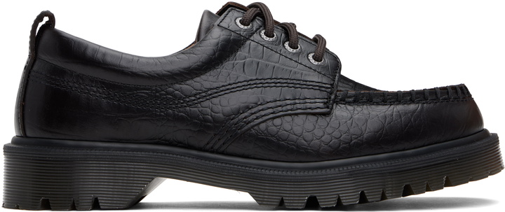 Photo: Dr. Martens Brown Lowell Crocodile Analine Leather Derbys