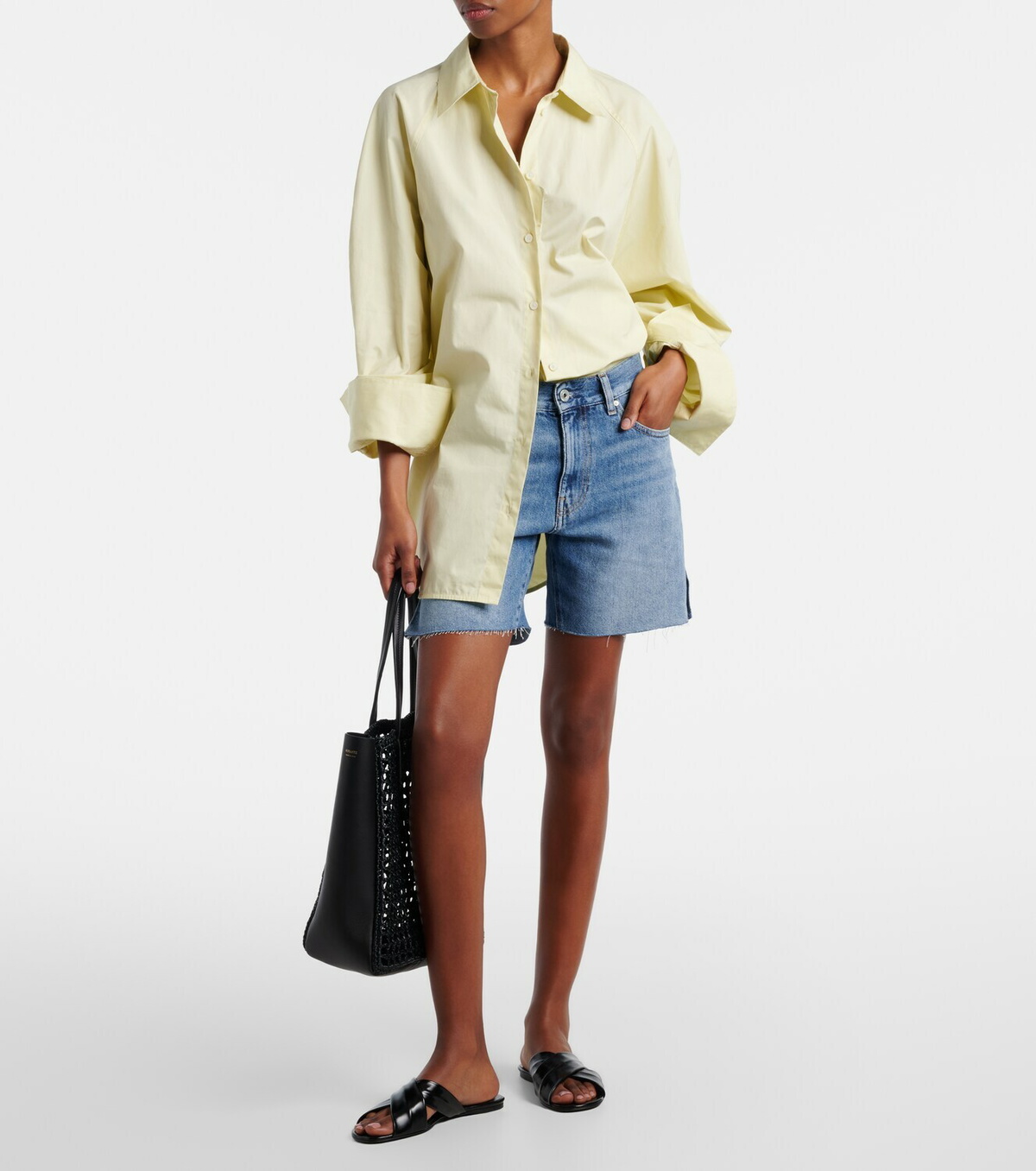 AG Jeans Ex-Boyfriend denim Bermuda shorts