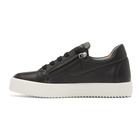 Giuseppe Zanotti Black Leather Low-Top Sneakers