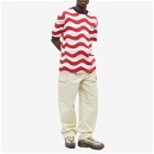 By Parra Men's Striped Over Stripes T-Shirt in Multi