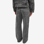 Acne Studios Men's Palma Patch Canvas Work Pants in Carbon Grey