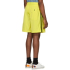 Diesel Yellow Boxie Track Shorts