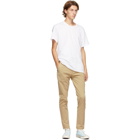 Levis Beige Tapered Standard Trousers