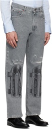 Umbro Gray Slam Jam Edition Jeans