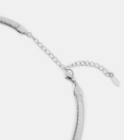 Magda Butrym Floral crystal-embellished pendant necklace