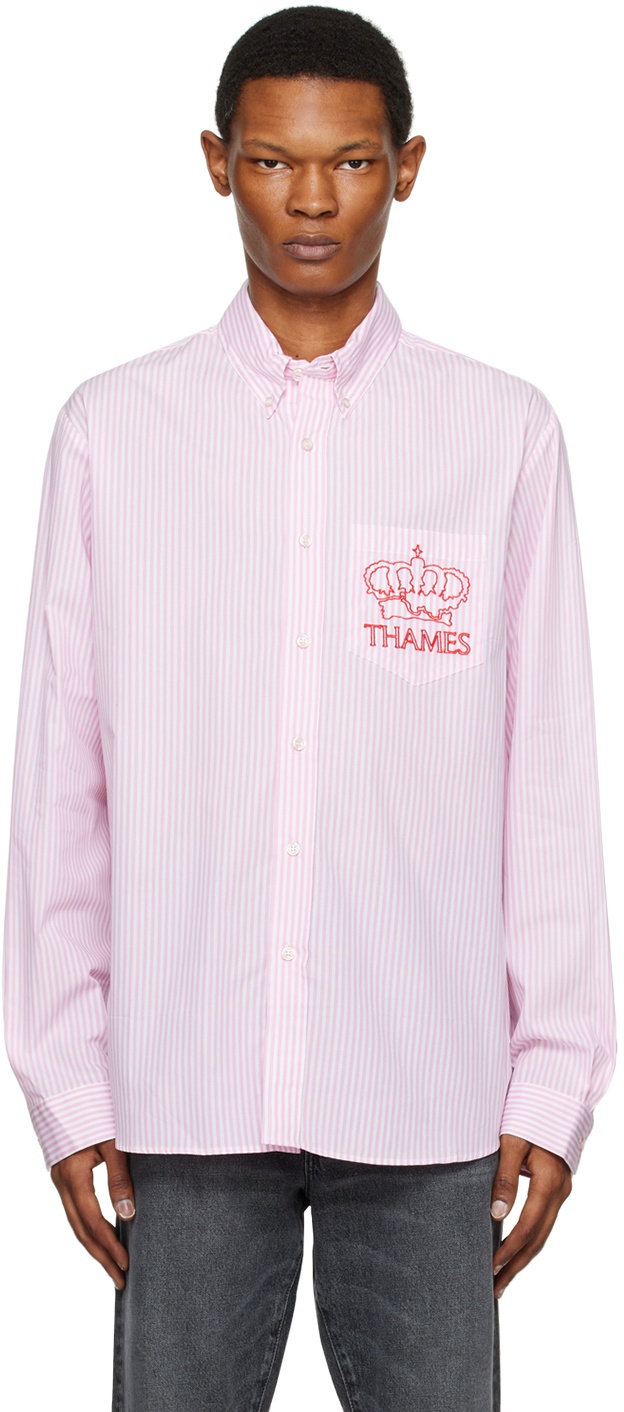 Thames MMXX. Pink & White Marco P.G. Shirt