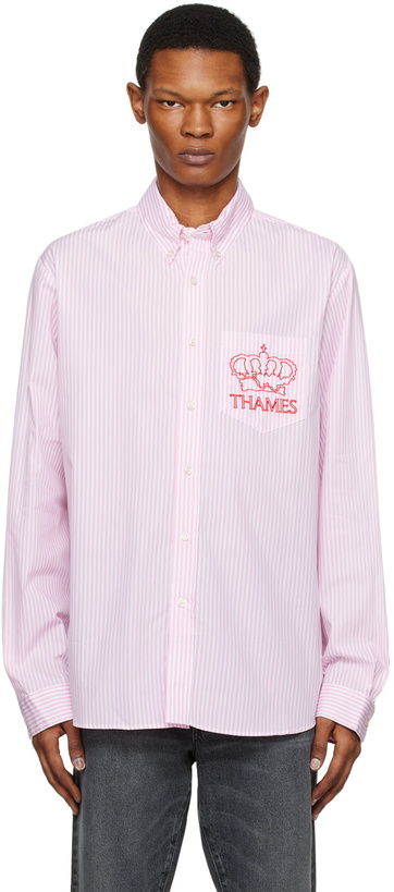 Photo: Thames MMXX. Pink & White Marco P.G. Shirt