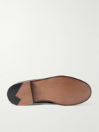 J.M. Weston - 180 Glossed-Leather Loafers - Blue
