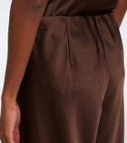 Vince Colette satin wide-leg pants