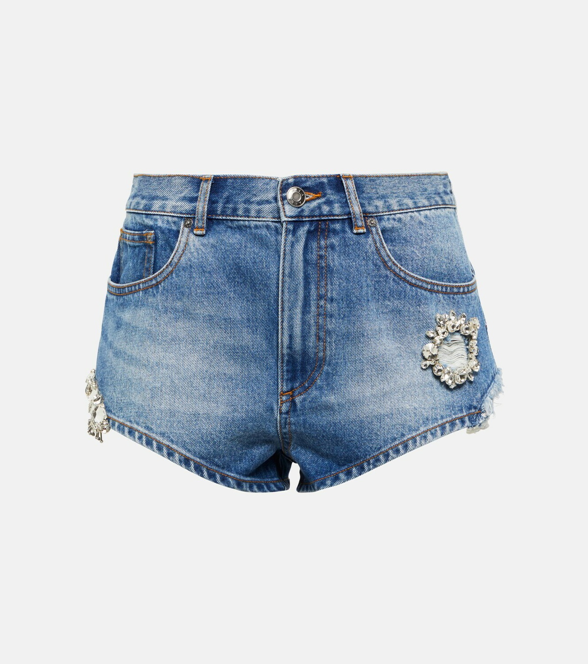 Buy Blue Shorts & 3/4ths for Girls by TALES & STORIES Online | Ajio.com