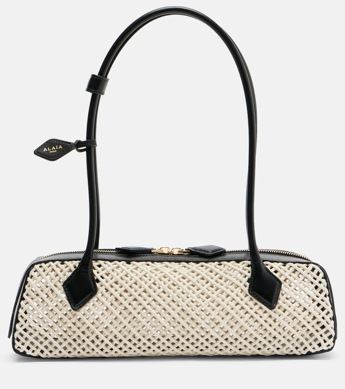 Alaïa Le Teckel Medium woven shoulder bag