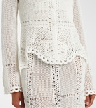 Erdem Crochet cotton cardigan