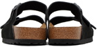 Birkenstock Black Arizona Soft Footbed Sandals