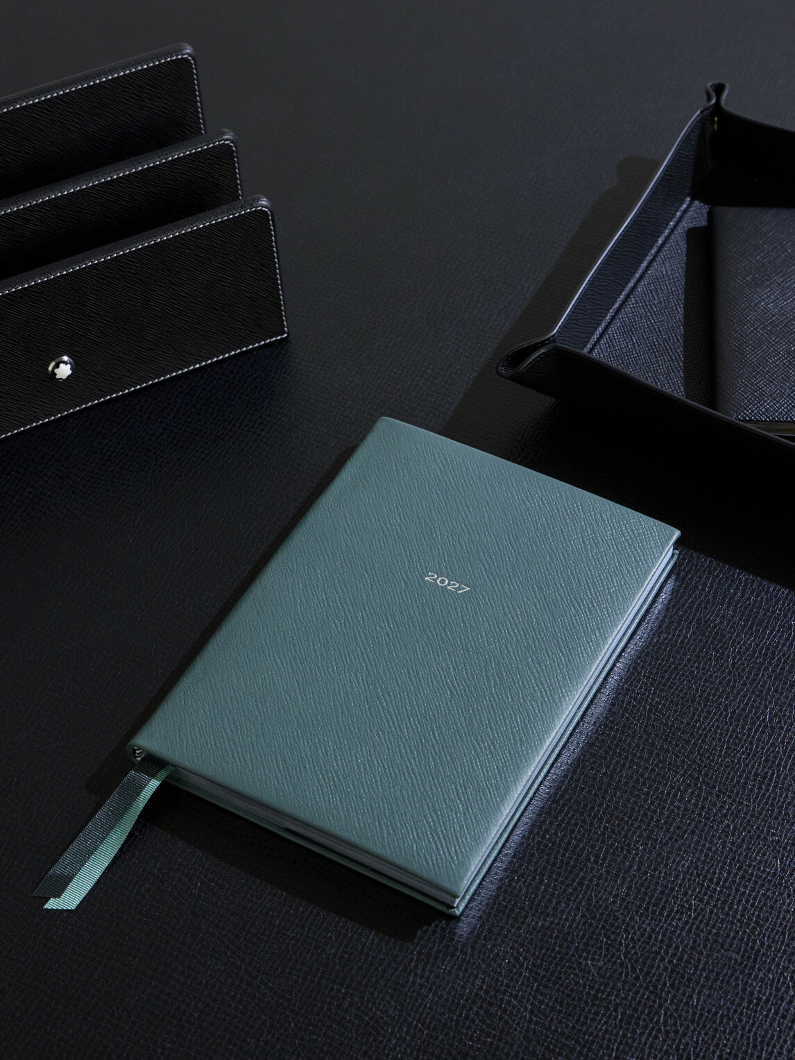 Smythson - 2027 Soho Panama Cross-Grain Leather Diary