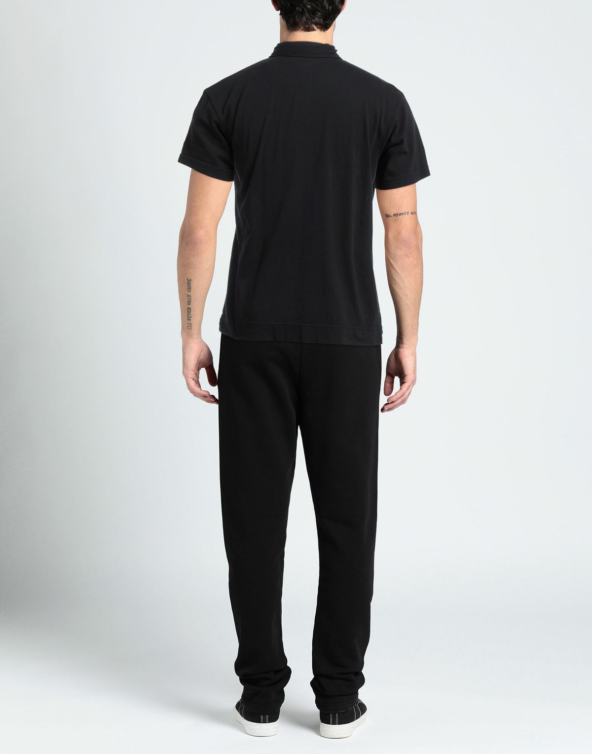 Crossley Mens Polo shirt in Black