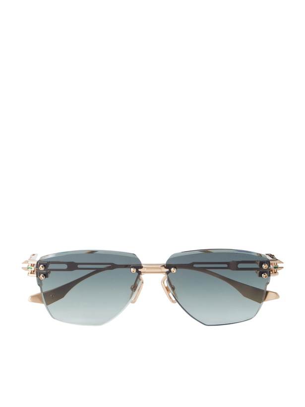 Photo: DITA - Hyperlux-2000 Square-Frame Gold-Tone Titanium Sunglasses