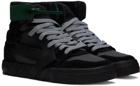 Off-White Black High Vulcanized Sneakers