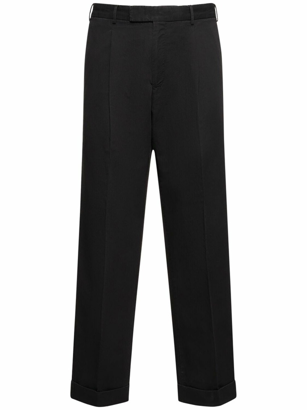 Photo: PT TORINO - Quindici Cotton & Linen Gabardine Pants