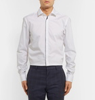 Hugo Boss - White Jamis Slim-Fit Cutaway-Collar Cotton Shirt - Men - White