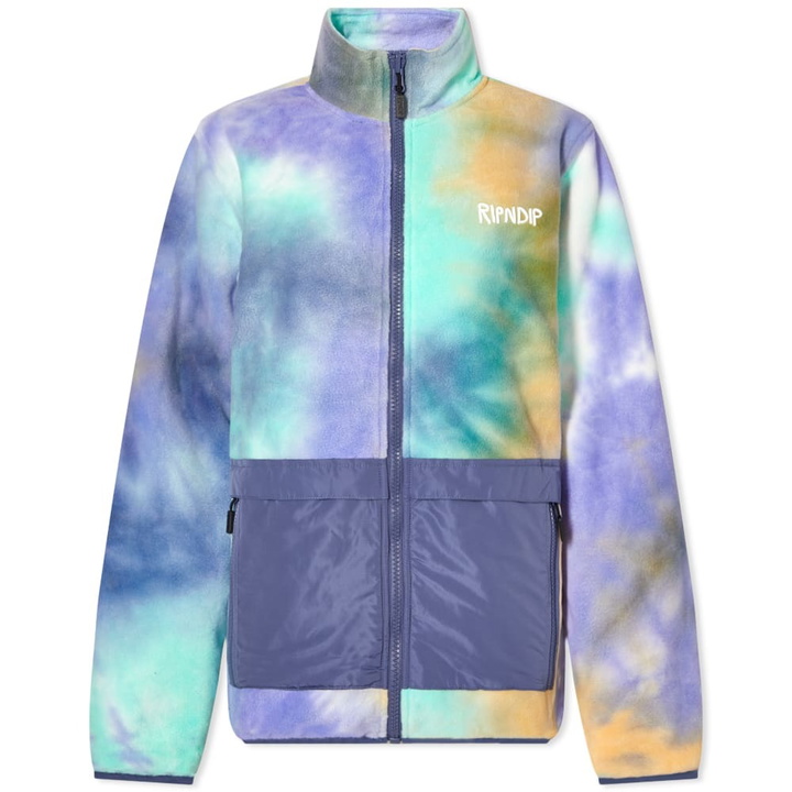 Photo: RIPNDIP Fleece Reversible Tie Dye Jacket