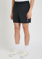 Malbon Scooter Logo-embroidered Coolcore Shorts Black