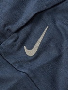 Nike Training - Dri-FIT Recycled Jersey Zip-Up Training Hoodie - Blue