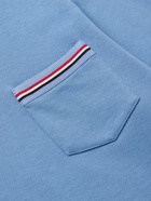 Thom Browne - Oversized Striped Cotton T-Shirt - Blue