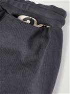 RRR123 - C.V.A. NYC Straight-Leg Logo-Print Cotton-Jersey Drawstring Shorts - Black