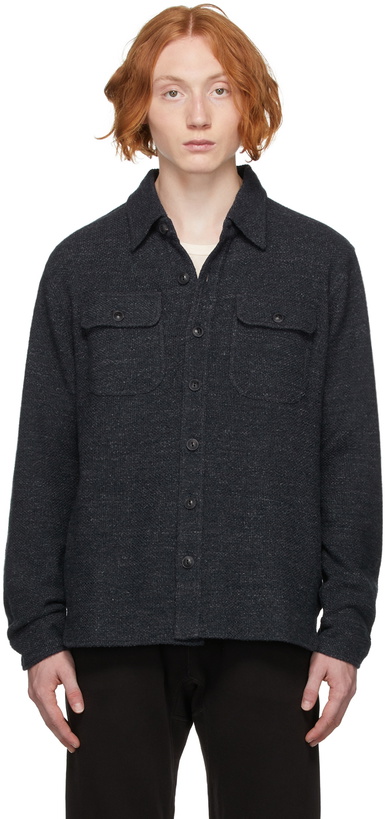 Photo: RRL Navy Cotton Work Shirt