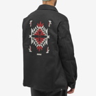 Denham Men's Burton Navajo Overshirt in Black