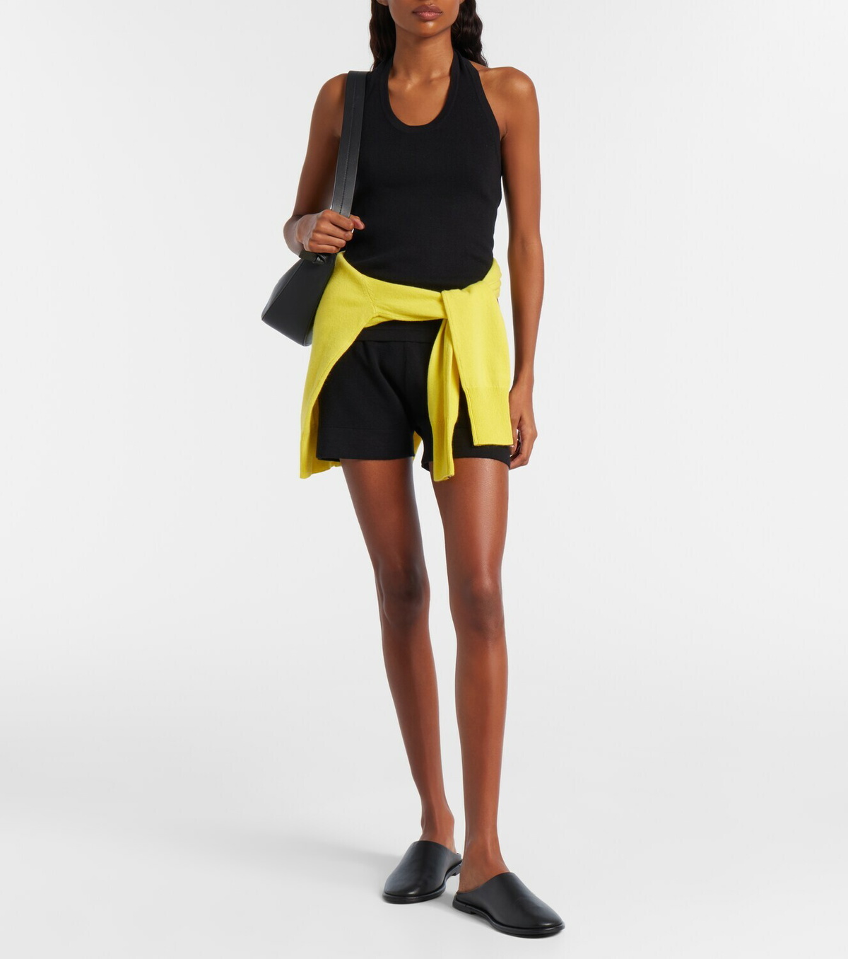 Extreme Cashmere Bummy cotton and cashmere shorts