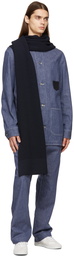 Maison Margiela Navy Denim Workwear Jacket