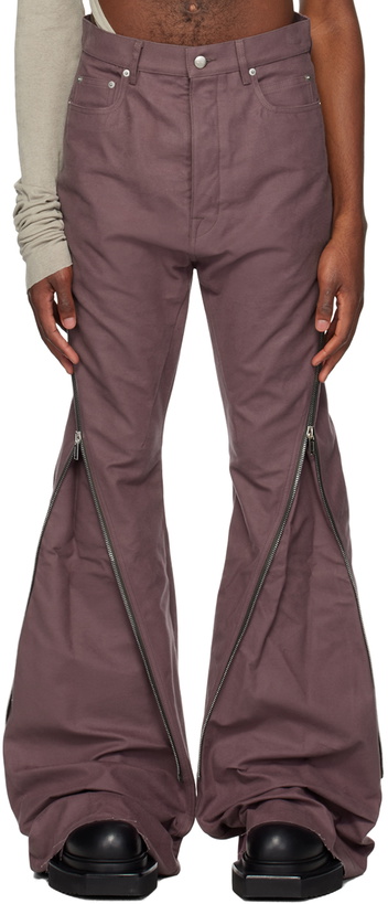 Photo: Rick Owens Purple Bolan Banana Trousers