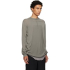 Rick Owens Taupe Tower Oversized Level Sweater