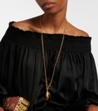 Chloé Faux pearl-embellished chain necklace